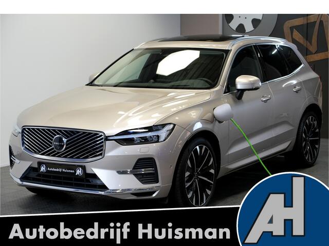 Volvo XC60 2.0 T8 AWD 335kW/456pk Aut8 Recharge Ultra Bright Executive LUCHTVERING + BOWERS&WILKINS + EL.TREKHAAK + PANORAMADAK + EL.TREKHAAK + BLIS + HEAD-UP + PILOT ASSIST + STOELVERWARMING/-VENTILATIE/-MASSAGE + ADAPT.CRUISE + 360 CAMERA + 21" LM-VELGEN!