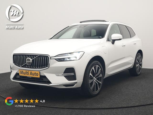Volvo XC60 T6 AWD Plus Bright LONG RANGE PHEV 350pk Dealer O.H. | Trekhaak Af Fabriek | Panodak | Adaptive Cruise | Camera | Lederen Sportstoelen Memory & Verwarmd | Keyless | Blis | Stuur Verwarmd | Google Assistent | 20"L.M | Apple Carplay | DAB | Plug In Hybrid |