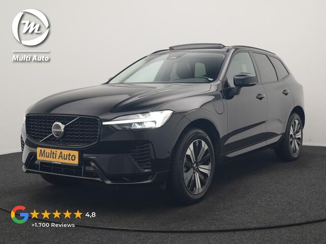 Volvo XC60 T6 PHEV AWD Plus Dark 350pk Dealer O.H | Panodak | Adaptive Cruise | 360 Camera | Lederen Sportstoelen Memory & Verwarmd | Apple Carplay | Google Assistant & Maps | BLIS | Stuurverwarming | Pilot Assist | Virtual | Navigatie | DAB | 19"L.M | Plug In Hybri
