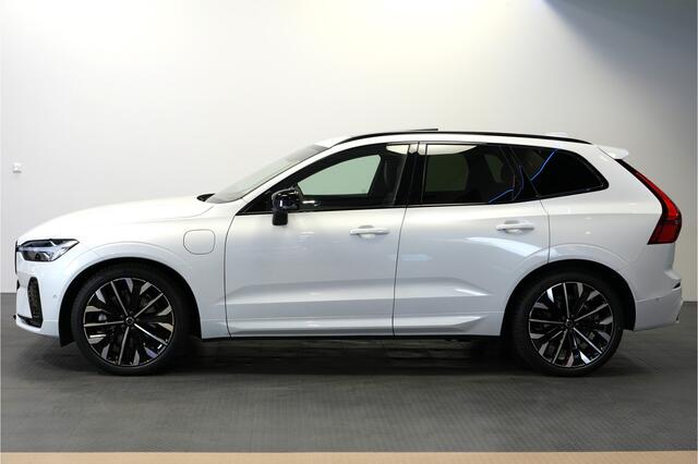 Volvo XC60 2.0 T8 AWD 335kW/456pk Aut8 Recharge Ultra Dark Excl. LUCHTVERING + BOWERS&WILKINS + PANORAMADAK + BLIS + HEAD-UP + PILOT ASSIST + V&A STOEL-&STUURVERWARMING + GOOGLE + STOELVENTILATIE&-MASSAGE + ADAPT.CRUISE + 360 CAMERA + 21" LM-VELGEN!!
