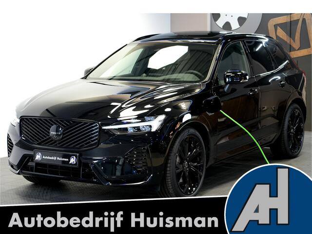 Volvo XC60 2.0 T8 AWD 299kW/407pk Aut8 MJ2027, NIEUW ¤82.945! Plug-in Ultra Black Exec. LUCHTVERING + BOWERS&WILKINS + PANORAMADAK + EL.TREKHAAK + HEAD-UP + PILOT ASSIST + STOELVERWARMING/-VENTILATIE&-MASSAGE + STUURVERARMING + 360 CAMERA + 21" LM-VELGEN!!