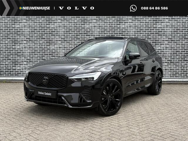 Volvo XC60 2.0 T6 Plug-in hybrid AWD Ultra Black Edition | SOH:100% | Trekhaak | Luchtvering | Stoel/Stuuverwarming | Power Seats | Memory | 360° Camera | Harman/Kardon | Keyless entry/start | Extra getint glas |