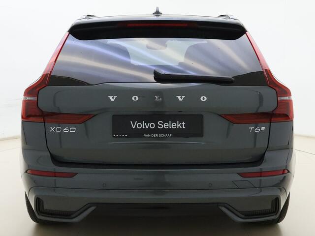 Volvo XC60 T6 350pk AWD Ultra Dark / Luchtvering / Trekhaak / Head-Up / 360 Camera / 20'' / Full-LED / Lederen Dashboard / Elektr. Stoelen /