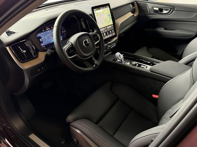 Volvo XC60 2.0 T8 455PK AWD PLUS DARK NIEUWE AUTO HARMAN KARDON 360.CAM STOEL/STUUR VERW LEER