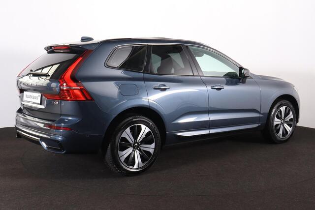 Volvo XC60 T6 Recharge AWD Plus Dark - Panorama/schuifdak - IntelliSafe Assist & Surround - 360º Camera - Verwarmde voorstoelen, stuur & achterbank - Parkeersensoren voor & achter - Elektr. bedienb. voorstoelen met geheugen - Draadloze tel. lader - Extra getint glas - Inklapbare trekhaak - 19' LMV