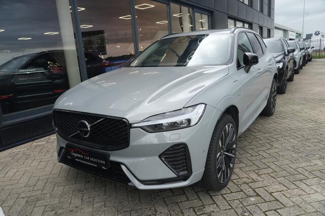 Volvo XC60 2.0 T8 FACELIFT Plug-in hybrid AWD Ultra Dark | 455 PK | Pano | Luchtvering | Trekhaak | Volvo XC60 2.0 T8 Plug-in Hybrid AWD Ultra Dark met 2.0 viercilinder plug-in hybride aandrijflijn en 455 PK, voorzien van elektrisch panoramadak, luchtvering en head up display