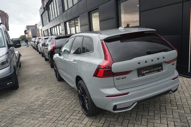 Volvo XC60 2.0 T8 FACELIFT Plug-in hybrid AWD Ultra Dark | 455 PK | Pano | Luchtvering | Trekhaak | Volvo XC60 2.0 T8 Plug-in Hybrid AWD Ultra Dark met 2.0 viercilinder plug-in hybride aandrijflijn en 455 PK, voorzien van elektrisch panoramadak, luchtvering en head up display