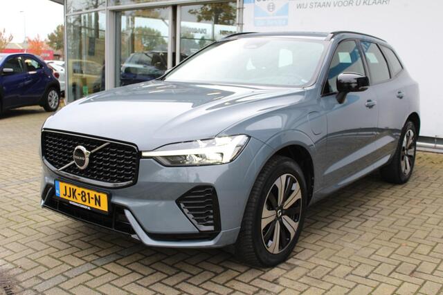 Volvo XC60 2.0 T6 Plug-in hybrid AWD Plus Dark | Incl. 12 maanden Garantie | SoH 96% | Panorama dak | Keyless entry/start | Achteruitrijcamera | Elektrische kofferbakklep | Memory stand stoelen | Adaptive cruise | Apple CarPlay/Android Auto | Climate controle | Draadloze telefoonlader | Lederen bekleding |
