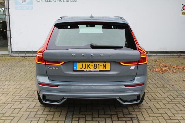 Volvo XC60 2.0 T6 Plug-in hybrid AWD Plus Dark | Incl. 12 maanden Garantie | SoH 96% | Panorama dak | Keyless entry/start | Achteruitrijcamera | Elektrische kofferbakklep | Memory stand stoelen | Adaptive cruise | Apple CarPlay/Android Auto | Climate controle | Draadloze telefoonlader | Lederen bekleding |