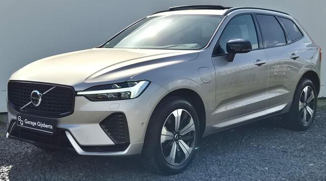 Volvo XC60 2.0 T6 Phev AWD Plus Dark Lighting Pack - Power seats met Memory - 19" Wielen - Panoramadak - Harman Kardon Audio - 360 Cam - 2250 KG Trekgewicht - Climate - Achterbank verwarming - Privacy Glass - RA00 Leder - Full led koplampen - Standkachel met timer