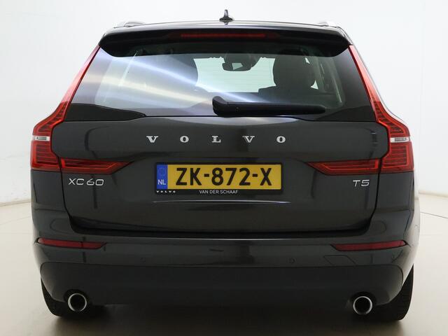 Volvo XC60 T5 251pk Automaat Momentum Pro / Stoelverwarming / Trekhaak / Leder / Zittingverlenger / AppleCarplay / PDC + Camera / lane Keeping Aid / Elektr. Achterklep / 18'' /
