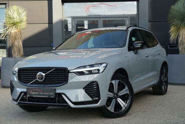 Volvo XC60 2.0 T6 Plug-in hybrid AWD Plus Dark | 350 PK | Pano | 360° camera | HarmanKardon | Navigatie | Stoelverwarming | Volvo XC60 2.0 T6 Plug-in hybrid AWD Plus Dark met 349 PK, 2.0-liter 4-cilinder plug-in hybride benzinemotor, panoramadak, lederen/stof bekleding, navigatiesysteem, 360° camera, adaptieve cru
