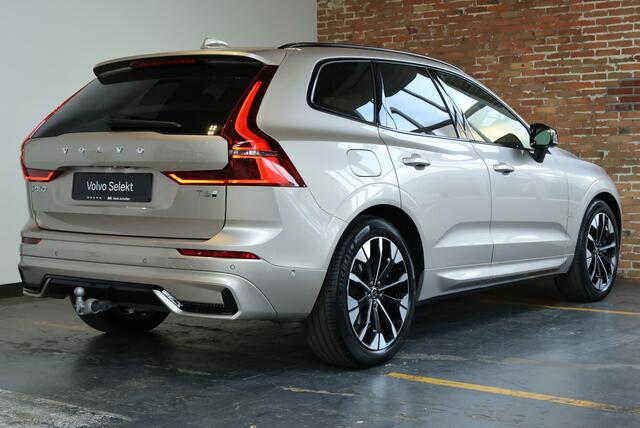 Volvo XC60 T6 Plug-in hybrid AWD Plus Black Edition | Luchtvering | Semi-Electrische wegklapbare trekhaak | Verwarmbare voorstoelen, achterbank en stuurwiel | Premium audio by Harman Kardon | Apple carplay/Android auto | Keyless | Google Infotainment |