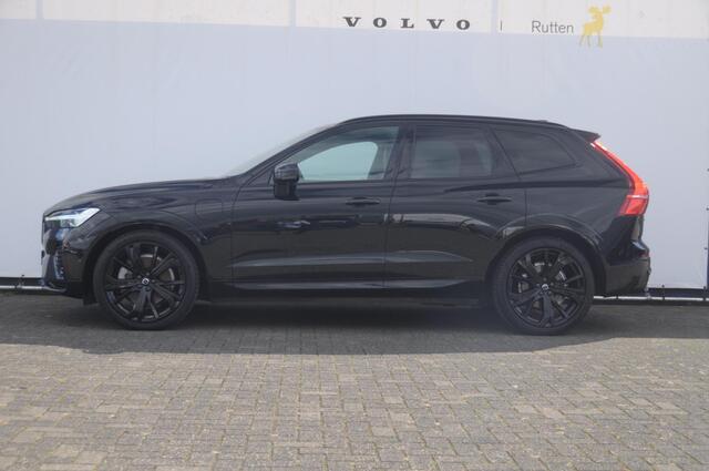 Volvo XC60 T6 350pk Automaat Plug-in AWD Ultra Black Edition Luchtvering/ Bowers & Wilkins/ Leder dashboard/ Adaptive cruise control/ Google infotainment/ 360Camera/ Keyless entry/