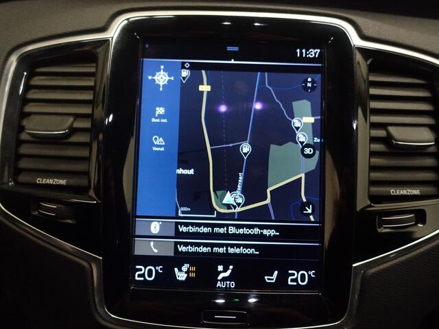 Volvo XC90 2.0 D5 4WD R-Design Aut- 360 Camera, Xenon Led, Navi, Memory, Sport Leder, Grijs Kenteken