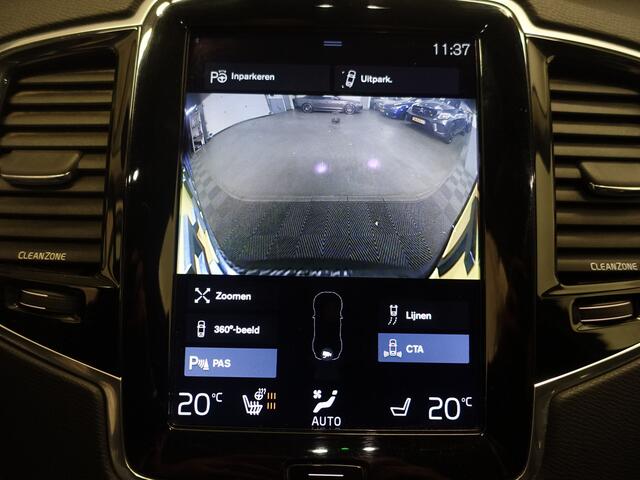 Volvo XC90 2.0 D5 4WD R-Design Aut- 360 Camera, Xenon Led, Navi, Memory, Sport Leder, Grijs Kenteken