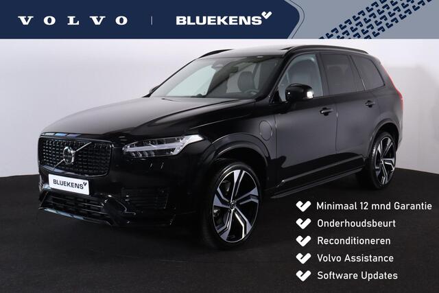 Volvo XC90 T8 Recharge AWD Ultimate Dark - LONG RANGE - Panorama/schuifdak - IntelliSafe Assist & Surround - 360° Camera - Bowers & Wilkins audio - Verwarmde voorstoelen, stuur & achterbank - Parkeersensoren voor & achter - Elektr. bedienb. voorstoelen met geheugen 