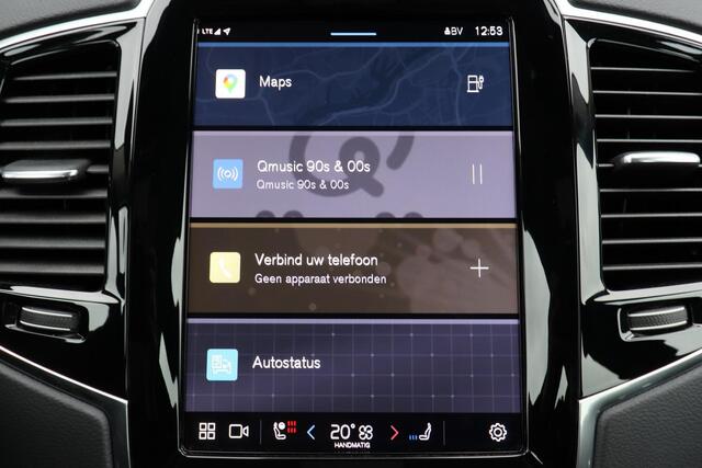 Volvo XC90 T8 Recharge AWD Ultimate Dark - Luchtvering - Panorama/schuifdak - IntelliSafe Assist & Surround - 360° Camera - Verwarmde voorstoelen, stuur & achterbank - Parkeersensoren voor & achter - Elektr. bedienb. voorstoelen met geheugen - Draadloze tel. lader -