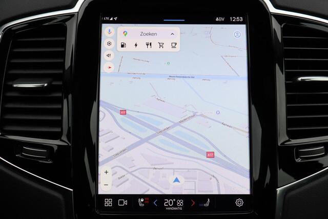 Volvo XC90 T8 Recharge AWD Ultimate Dark - Luchtvering - Panorama/schuifdak - IntelliSafe Assist & Surround - 360° Camera - Verwarmde voorstoelen, stuur & achterbank - Parkeersensoren voor & achter - Elektr. bedienb. voorstoelen met geheugen - Draadloze tel. lader -