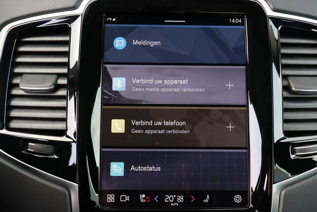 Volvo XC90 T8 Recharge AWD Ultimate Dark - LONG RANGE - Panorama/schuifdak - IntelliSafe Assist & Surround - Harman/Kardon audio - Parkeercamera achter - Verwarmde voorstoelen, stuur & achterbank - Parkeersensoren voor & achter - Elektr. bedienb. voorstoelen met geh