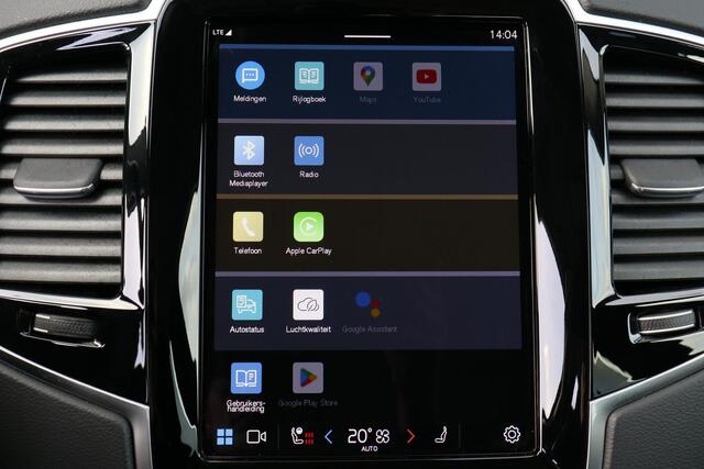 Volvo XC90 T8 Recharge AWD Ultimate Dark - LONG RANGE - Panorama/schuifdak - IntelliSafe Assist & Surround - Harman/Kardon audio - Parkeercamera achter - Verwarmde voorstoelen, stuur & achterbank - Parkeersensoren voor & achter - Elektr. bedienb. voorstoelen met geh