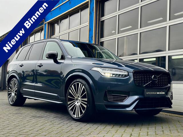 Volvo XC90 2.0 T8 Recharge AWD | R-Design | Black Line | Luchtvering | 22" | Beige leer | Elek. Trekh. | Panodak | HUD Display | 360 Camera | Incl BTW