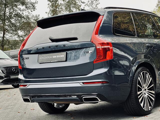 Volvo XC90 2.0 T8 Recharge AWD | R-Design | Black Line | Luchtvering | 22" | Beige leer | Elek. Trekh. | Panodak | HUD Display | 360 Camera | Incl BTW