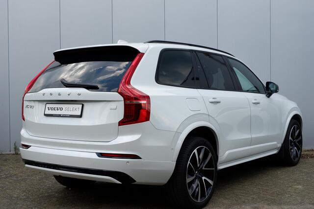 Volvo XC90 T8 Automaat Recharge AWD Ultimate Dark |Long Range| Elektrisch bedienbaar glazen panoramisch schuif-/kanteldak|Luchtvering met Four-C settings, Trekhaak semi elektrisch inklapbaar, Adaptieve Cruise Control met Pilot Assist, BLIS dodehoekdetectie, 360 gra