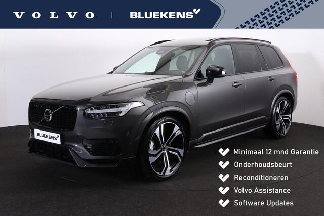 Volvo XC90 T8 Recharge AWD Ultimate Dark - LONG RANGE - Luchtvering - Panorama/schuifdak - IntelliSafe Assist & Surround - Bowers & Wilkins audio - 360º Camera - Verwarmde voorstoelen, stuur & achterbank - Parkeersensoren voor & achter - Elektr. bedienb. voorstoelen