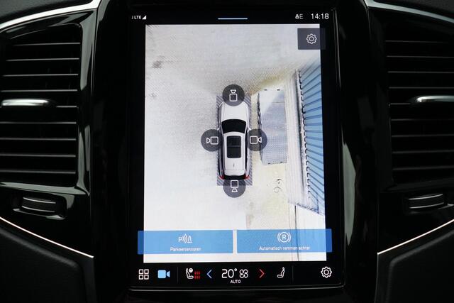 Volvo XC90 T8 Recharge AWD Ultimate Dark - LONG RANGE - Luchtvering - Panorama/schuifdak - IntelliSafe Assist & Surround - Bowers & Wilkins audio - 360º Camera - Verwarmde voorstoelen, stuur & achterbank - Parkeersensoren voor & achter - Elektr. bedienb. voorstoelen