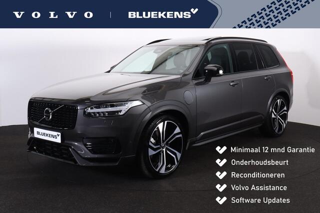 Volvo XC90 T8 Recharge AWD Ultimate Dark - LONG RANGE - Luchtvering - Panorama/schuifdak - IntelliSafe Assist & Surround - 360º Camera - Bowers & Wilkins audio - Verwarmde voorstoelen, stuur & achterbank - Parkeersensoren voor & achter - Elektr. bedienb. voorstoelen