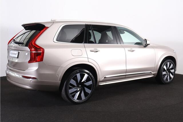 Volvo XC90 T8 Recharge AWD Ultimate Bright - LONG RANGE - Panorama/schuifdak - IntelliSafe Assist & Surround - 360º Camera - Harman/Kardon audio - Verwarmde voorstoelen, stuur & achterbank - Parkeersensoren voor & achter - Elektr. bedienb. voorstoelen met geheugen -