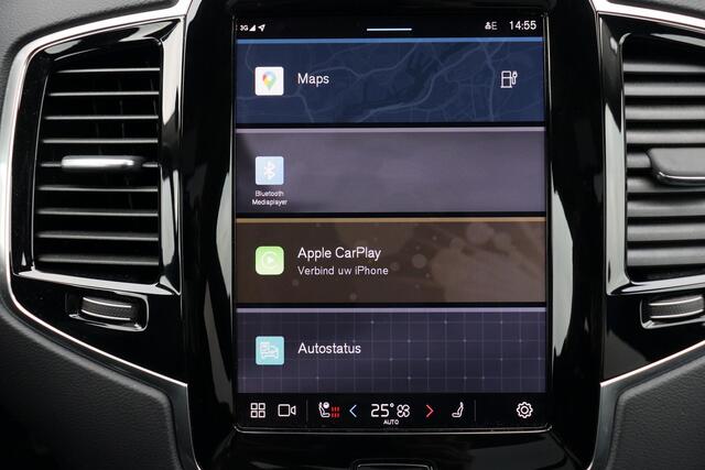 Volvo XC90 T8 Recharge AWD Ultimate Bright - LONG RANGE - Panorama/schuifdak - IntelliSafe Assist & Surround - 360º Camera - Harman/Kardon audio - Verwarmde voorstoelen, stuur & achterbank - Parkeersensoren voor & achter - Elektr. bedienb. voorstoelen met geheugen -
