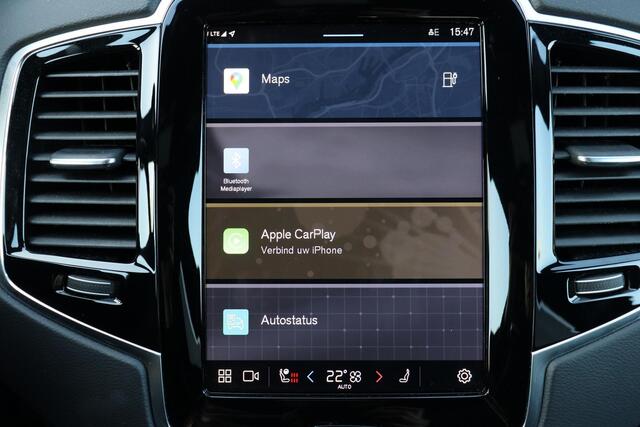 Volvo XC90 T8 Recharge AWD Plus Bright - LONG RANGE - Panorama/schuifdak - IntelliSafe Assist & Surround - 360º Camera - Adaptieve LED koplampen - Verwarmde voorstoelen, stuur & achterbank - Parkeersensoren voor & achter - Elektr. bedienb. voorstoelen met geheugen -