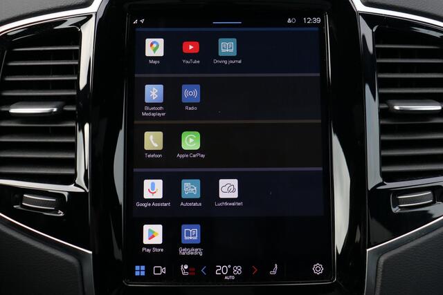 Volvo XC90 T8 Recharge AWD Plus Bright - LONG RANGE - Panorama/schuifdak - IntelliSafe Assist & Surround - 360º Camera - Harman/Kardon audio - Adaptieve LED koplampen - Verwarmde voorstoelen, stuur & achterbank - Parkeersensoren voor & achter - Elektr. bedienb. voor
