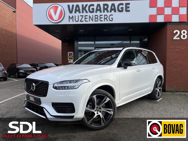 Volvo XC90 2.0 T8 Recharge AWD R-Design 7P // LEDER-ALCANTARA // 360 CAMERA // FULL LED // SCHUIF-KANTELDAK // HARMAN KARDON // WEGKLAPBARE TREKHAAK //