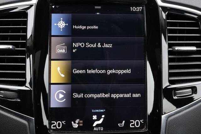 Volvo XC90 T8 Recharge AWD Inscription - Luchtvering - Panorama/schuifdak - IntelliSafe Assist & Surround - 360º Camera - Harman/Kardon audio - Adaptieve LED koplampen - Verwarmde voorstoelen, stuur & achterbank - Parkeersensoren voor & achter - Elektr. bedienb. voo