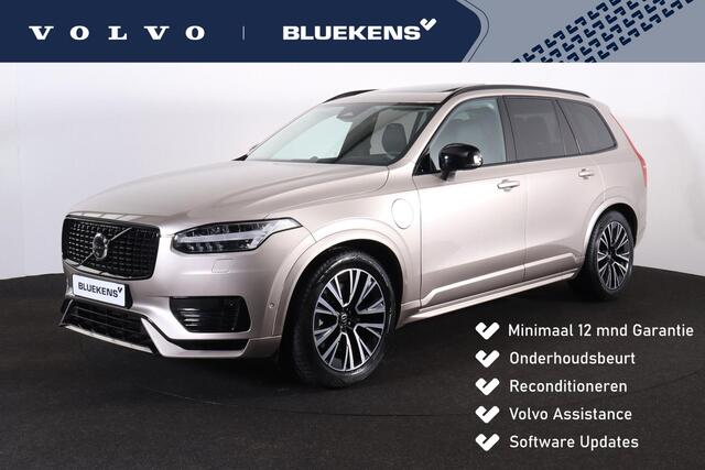 Volvo XC90 T8 Recharge AWD Ultra Dark - Luchtvering - Panorama/schuifdak - IntelliSafe Assist & Surround - 360º Camera - Verwarmde voorstoelen, stuur & achterbank - Parkeersensoren voor & achter - Elektr. bedienb. voorstoelen met geheugen - Draadloze tel. lader - He