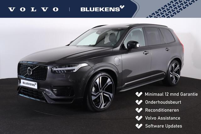 Volvo XC90 T8 Recharge AWD Ultimate Dark - LONG RANGE - Luchtvering - Panorama/schuifdak - IntelliSafe Assist & Surround - Bowers & Wilkins audio - Verwarmde voorstoelen, stuur & achterbank - Parkeersensoren voor & achter - Elektr. bedienb. voorstoelen met geheugen 