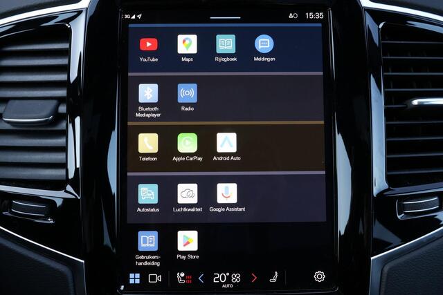 Volvo XC90 T8 Recharge AWD Ultimate Dark - LONG RANGE - Luchtvering - Panorama/schuifdak - IntelliSafe Assist & Surround - Bowers & Wilkins audio - Verwarmde voorstoelen, stuur & achterbank - Parkeersensoren voor & achter - Elektr. bedienb. voorstoelen met geheugen 
