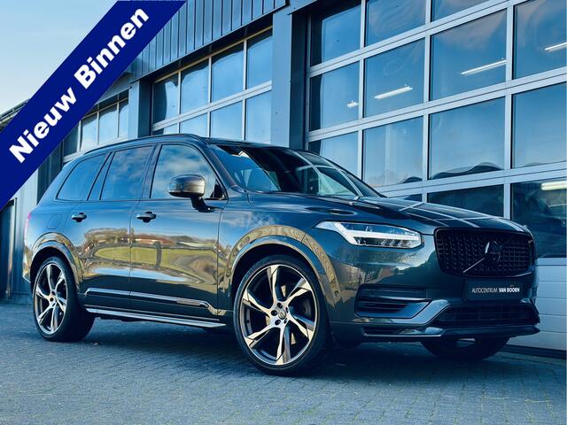 Volvo XC90 2.0 T8 Recharge | AWD | Black Line | Panodak | luchtvering | Massagestoelen | Bruin Leer | 22" | Auto Pilot | Vol opties | Incl BTW