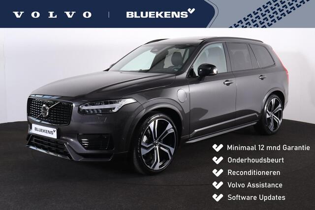 Volvo XC90 T8 Recharge AWD Ultimate Dark - LONG RANGE - Luchtvering - Panorama/schuifdak - IntelliSafe Assist & Surround - 360º Camera Bowers & Wilkins audio - Verwarmde voorstoelen, stuur & achterbank - Parkeersensoren voor & achter - Elektr. bedienb. voorstoelen 