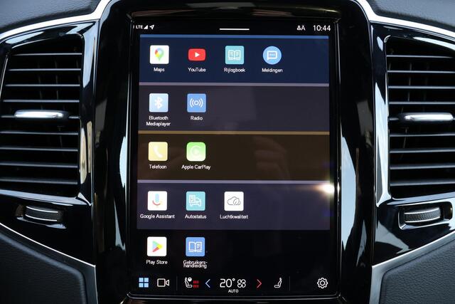 Volvo XC90 T8 Recharge AWD Ultimate Dark - LONG RANGE - Luchtvering - Panorama/schuifdak - IntelliSafe Assist & Surround - 360º Camera Bowers & Wilkins audio - Verwarmde voorstoelen, stuur & achterbank - Parkeersensoren voor & achter - Elektr. bedienb. voorstoelen 