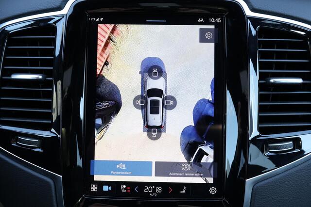Volvo XC90 T8 Recharge AWD Ultimate Dark - LONG RANGE - Luchtvering - Panorama/schuifdak - IntelliSafe Assist & Surround - 360º Camera Bowers & Wilkins audio - Verwarmde voorstoelen, stuur & achterbank - Parkeersensoren voor & achter - Elektr. bedienb. voorstoelen 