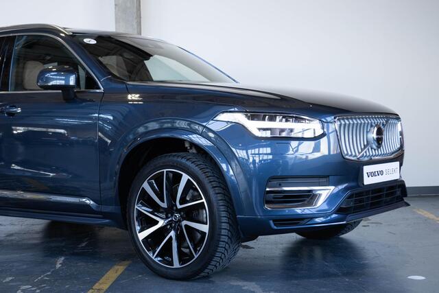 Volvo XC90 T8 automaat Recharge AWD Inscription Exclusive | 1ste eigenaar | Amber lederen bekleding | Wegklapbare trekhaak | 360° parkeercamera | dealeronderhouden | Panoramadak | Head-up display | Lederenbekleding | Stoelventilatie | Stoelverwarming | Parkeerverwar