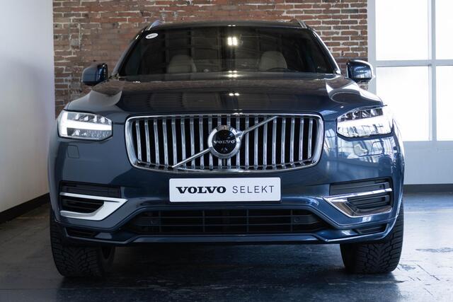 Volvo XC90 T8 automaat Recharge AWD Inscription Exclusive | 1ste eigenaar | Amber lederen bekleding | Wegklapbare trekhaak | 360° parkeercamera | dealeronderhouden | Panoramadak | Head-up display | Lederenbekleding | Stoelventilatie | Stoelverwarming | Parkeerverwar