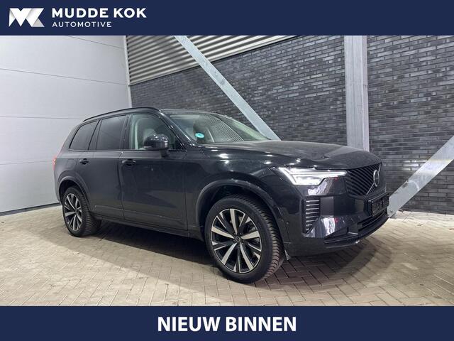 Volvo XC90 T8 Plug-in hybrid Ultra Dark | FACELIFT | Luchtvering | Trekhaak | Massage+Ventilatie | Panoramadak | Head-Up | 360° Camera