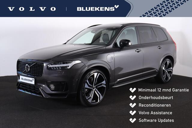 Volvo XC90 T8 Recharge AWD Ultimate Dark - LONG RANGE - Luchtvering - Panorama/schuifdak - IntelliSafe Assist & Surround - Bowers & Wilkins audio - 360º Camera - Verwarmde voorstoelen, stuur & achterbank - Parkeersensoren voor & achter - Elektr. bedienb. voorstoelen