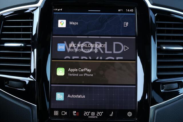 Volvo XC90 T8 Recharge AWD Ultimate Dark - LONG RANGE - Luchtvering - Panorama/schuifdak - IntelliSafe Assist & Surround - Bowers & Wilkins audio - 360º Camera - Verwarmde voorstoelen, stuur & achterbank - Parkeersensoren voor & achter - Elektr. bedienb. voorstoelen