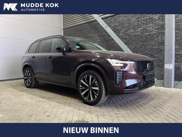 Volvo XC90 T8 Plug-in hybrid Ultra Dark | FACELIFT | MULBERRY RED | Luchtvering | Head-Up | Massage | Panoramadak | Trekhaak